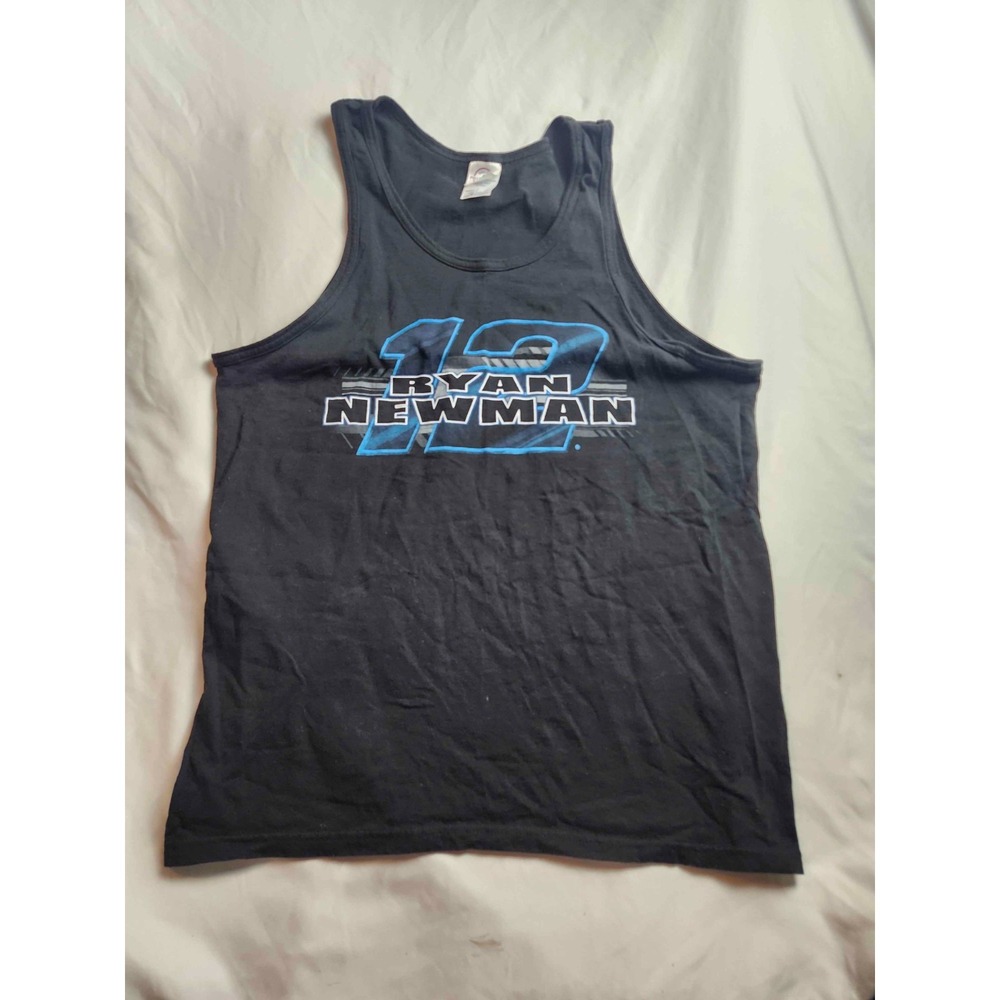 Vtgโ Y2K Ryan Newman 12 Alltel NASCAR Tank Top Mens L Delta Racing Festival Wear